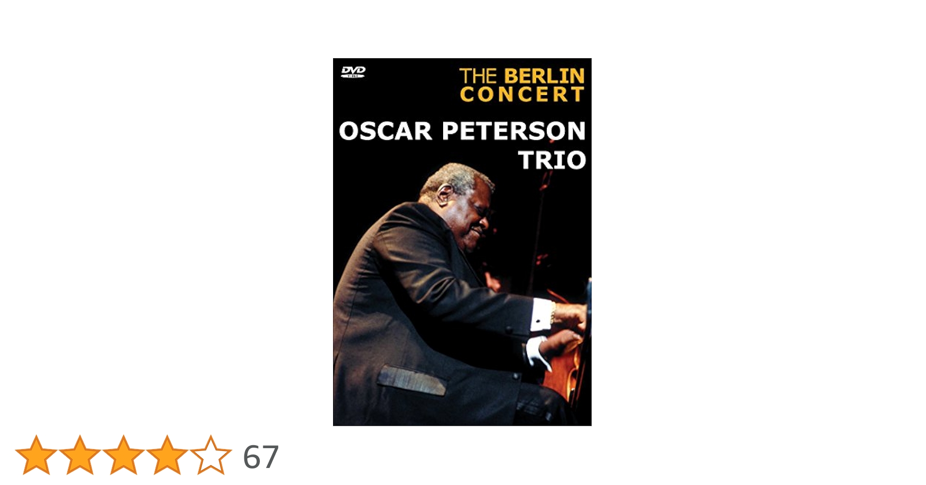 【DVD】オスカー・ピーターソン・トリオ / ベルリン・コンサート Amazon.co.jp: Oscar Peterson Trio: The Berlin Concert [DVD