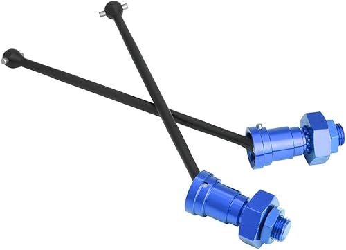 Miniatura 6 de Eje de transmisión de automóvil a control remoto, eje de transmisión delantero y trasero de aleación de aluminio para TRAXXAS XMAXX 1/5 automóvil