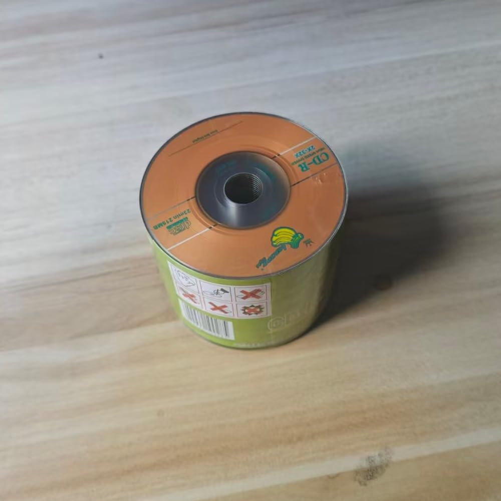 Paquete de 50 mini CD-R grabables en blanco de 8 cm, 32 x 215 MB para almacenamiento de audio y datos