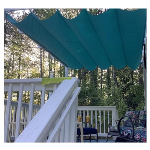 Cubierta de repuesto para pérgola, toldo retráctil para exteriores, ideal para jardines, terrazas y cenadores