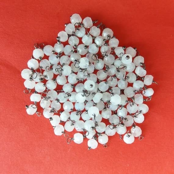 Perles de lune arc-en-ciel naturelles LKBEADS, coffret pour offrir un kit DIY