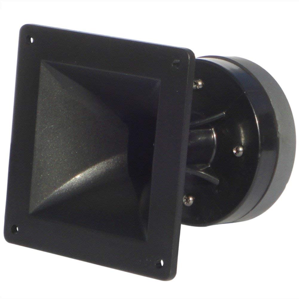 PYLE PH44 Driver A COMPRESIÓN Tweeter A Trompeta Cuadrado DE 11,50 XES 11,50 CM DE 75 VATIOS RMS 150 VATIOS MAX IMPEDANCIA 8 OHMES CASA DJ Fiestas Disco Home Party Coche SENSIBILIDAD' 105 DB