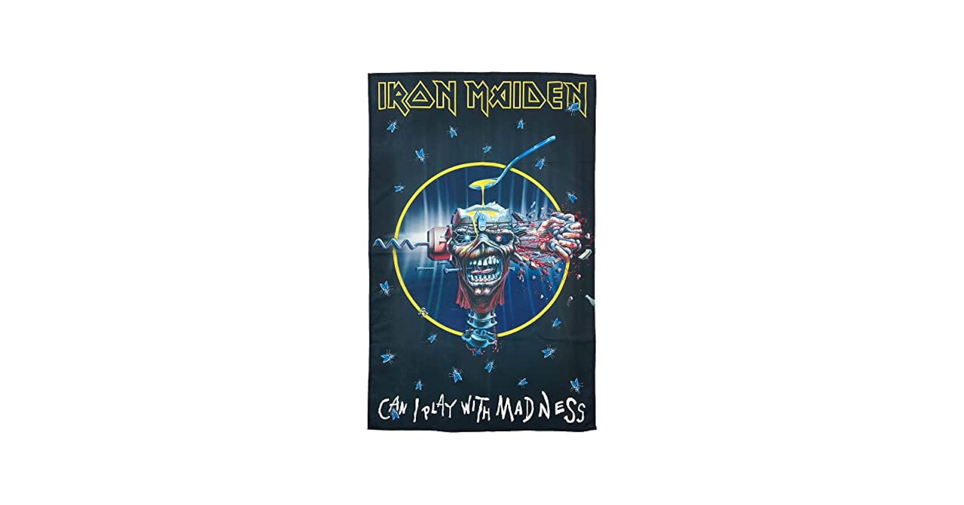 Amazon.com: Iron Maiden Can I Play With Madness large fabric