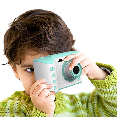 iShiné Appareil Photo pour Enfants 2,8, écran de Protection oculaire IPS, écran Tactile HD, Appareil Photo numérique à Double Objectif 18MP pour Enfants