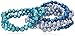 Dyed Shades of Blue Freshwater Cultured Pearl 7 Piece Stretch Bracelet Jewelry Set