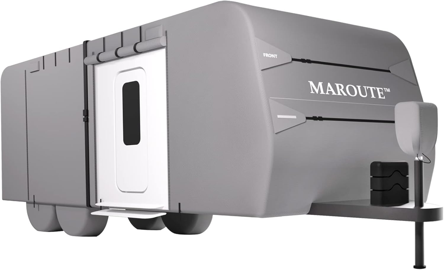 MAROUTE Travel Trailer RV Cover,5 Layers Waterproof Breathable Windproof RipStop