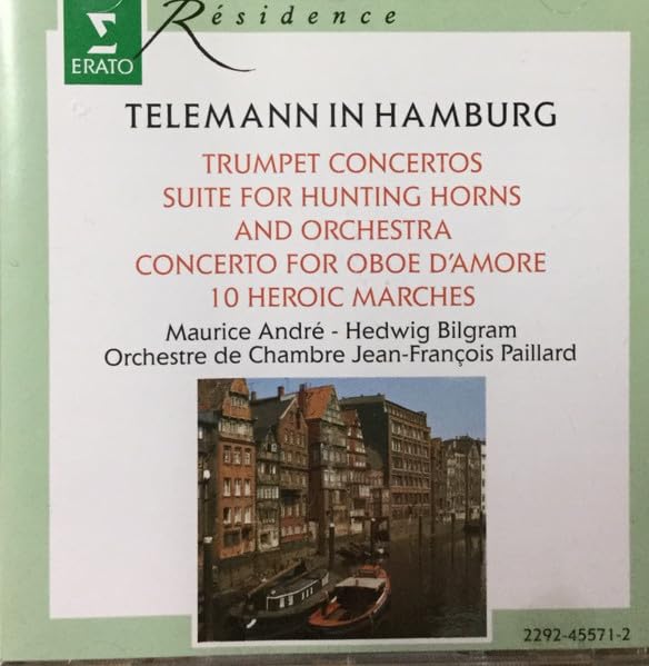 In Hamburg / Trumpet Concerti [Audio CD] Telemann; Andre, Maurice and Bilgram