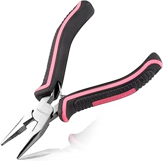Long Nose Pliers with Serrated Jaw Small Pliers for Jewelry Making 5 Inc...