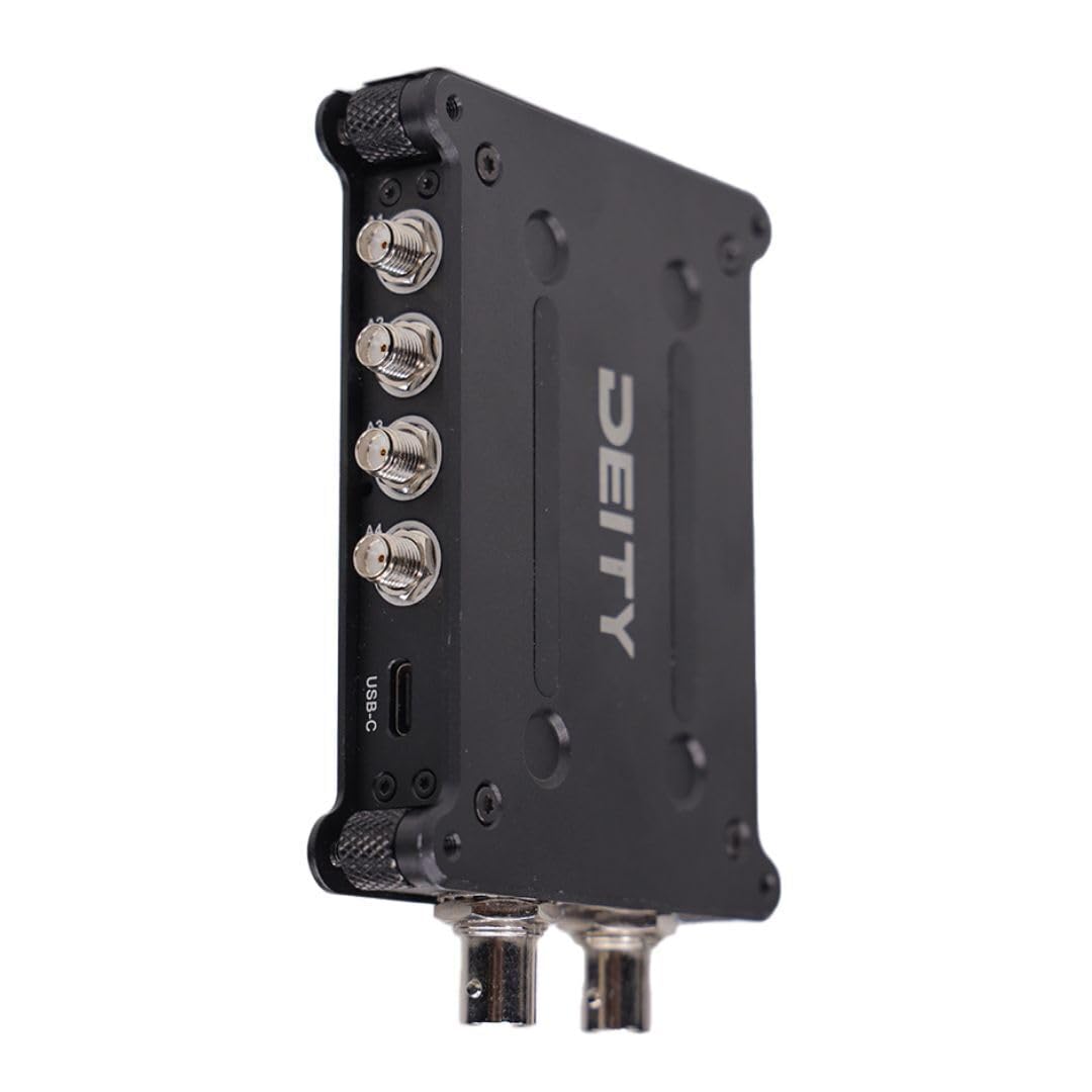 Deity SRD Mini Portable Ultra-Lightweight 4-Channel Radio Frequency Distribution Device with Active Splitter and Wide Frequency Range (Black)