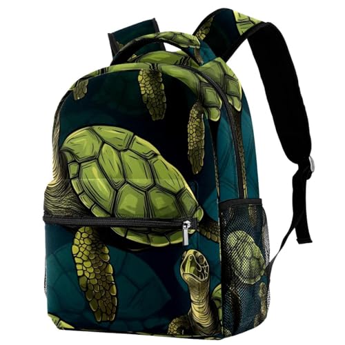 Sac à dos enfants tortues de mer léger pour l'école, les sorties et les vacances