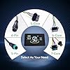 Mcezdy Ebike Display, UART No. 2 Protocol, 24V-60V Colorful Cycling Computer with Charging Port for Mobile Devices, Ebike LCD Display to Enrich Cycling Journey #4