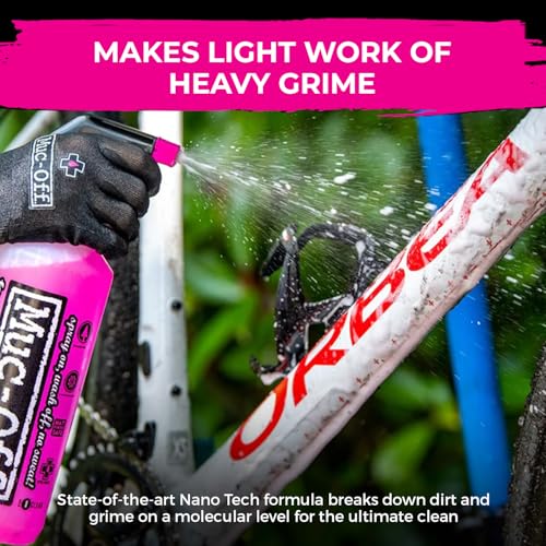 Image of Muc-Off Nano Tech Bike Cleaner 1L | Biodegradable Formula, Safe on Carbon Fibre and All Surfaces | Breaks Down Dirt on a Molecular Level
