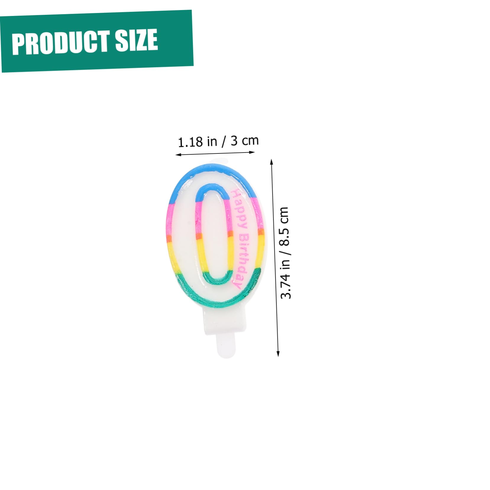 Alipis 2 Series Velas De Números Cumpleaños De Velas Decorativas Seguras Y Duraderas para Tartas para Fiestas Bodas Y Celebraciones 10 Piezas*2