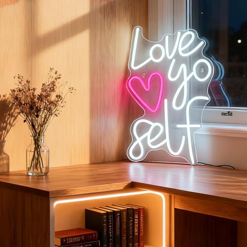 Image of Neon Sign Neon for Wall Decor, LED Neon Light Sign for Girls Room Bedroom Wedding Birthday Party