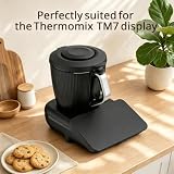 VINATO Silikonowa osłona ekranu do Thermomix TM7, odporna na zarysowania, zachlapanie i kurz, akcesorium do ekranu TM7 - czarna