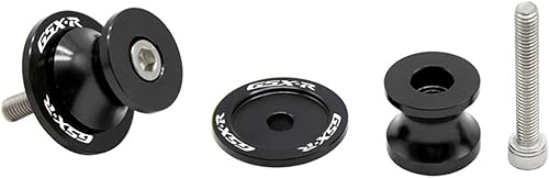 Miniatura 3 de M8 motocicleta CNC brazo oscilante deslizadores carretes soporte tornillo para GSXR 125 250 300 600 750 1000 negro