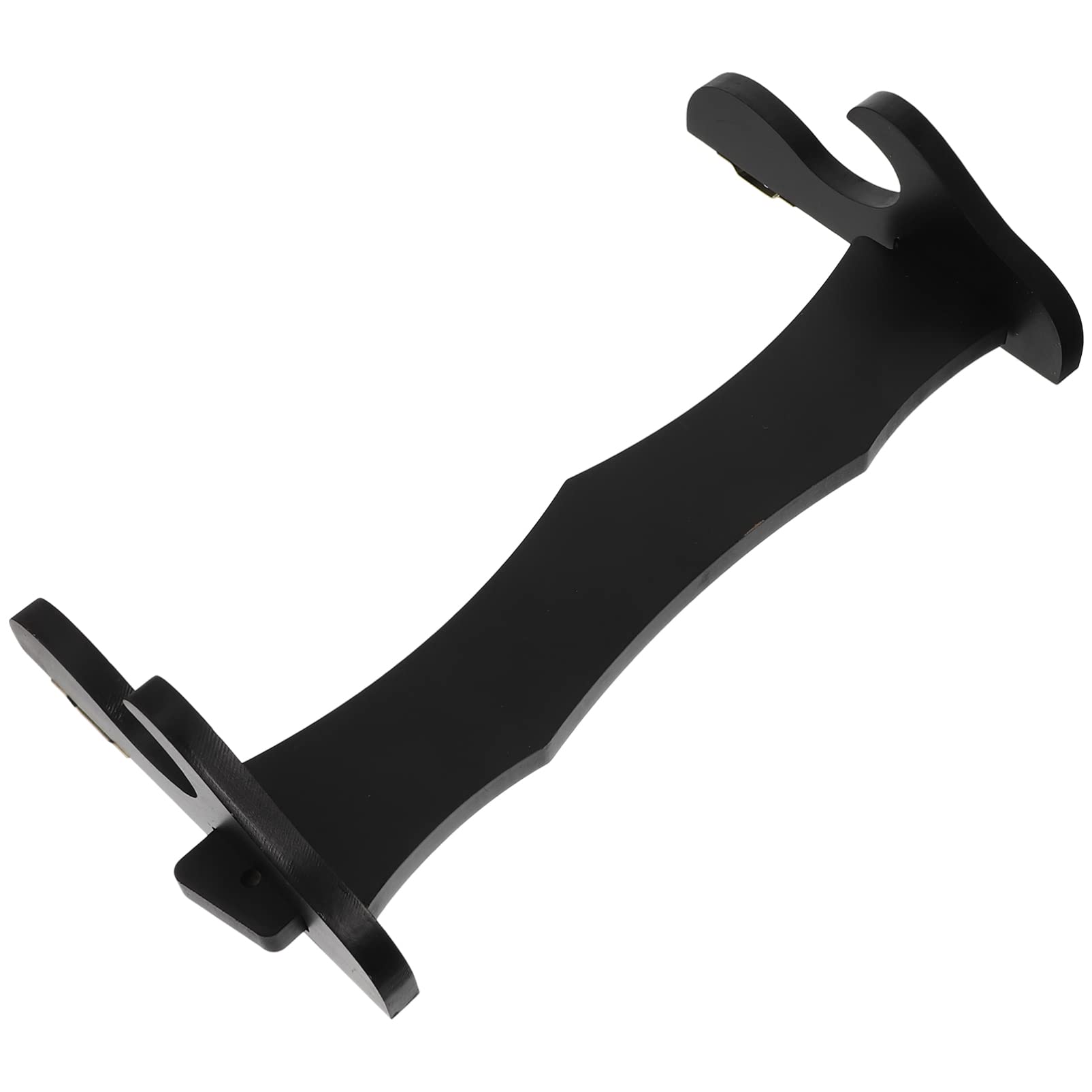 Cabilock Sturdy Metal Wall Holder Wooden Flute Rack Display Stand for Collection