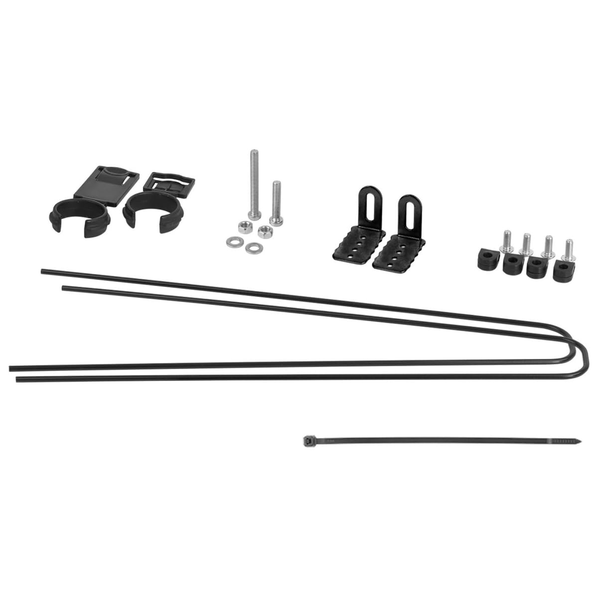 Image secondaire de POLISPORT 8624000001 - Garde-Boue Avant et arrière, Expander Cross 65 mm, 2 pièces universelles Extensibles pour vélos avec Roue
