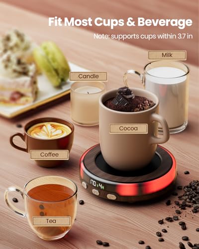 Gaiatop Desk Mug Warmer with Timer and Digital Display