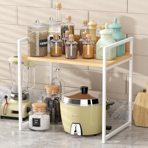 Image of OFIXO 1 Layer Multipurpose Stand for Kitchen, Bedroom, Office, Garage, Shops, Salon Space Saving Storage Organizer Rack Shelf for Kids Room (59.4 X 53 X 37.8 Cm /MKR-001 /White)