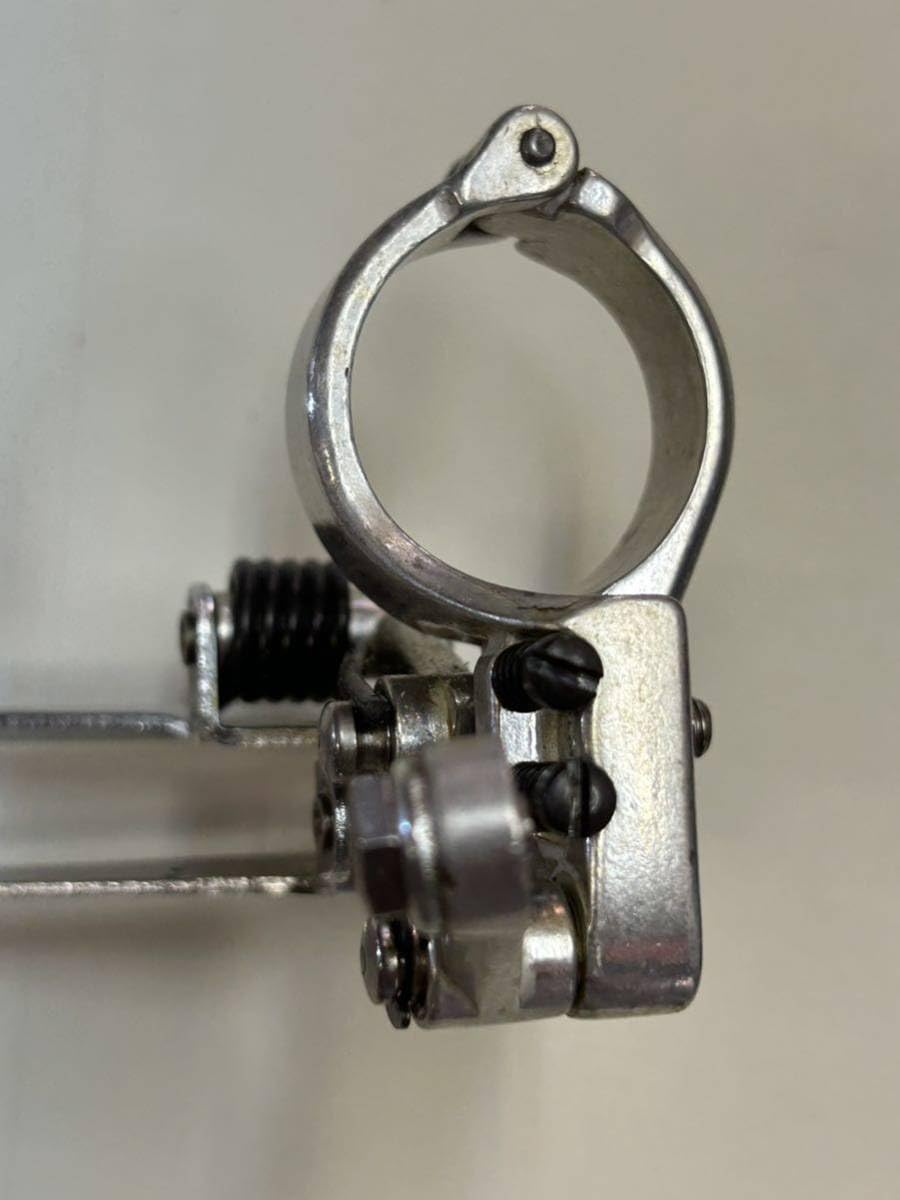 ビンテージ　Campagnolo フロントディレイラー ジャンク】Campagnolo Record QS フロントディレイラー - メルカリ