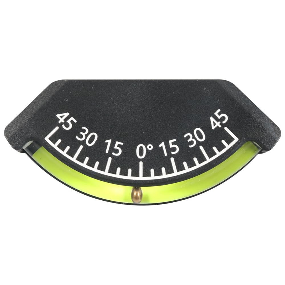Para Vehículos Marinos Y Todo Terreno, 45 ° Inclinómetro Gauge - Indicador De Nivel Impermeable Para Barcos, Caravanas Y 4X4S (201-F Modelo)