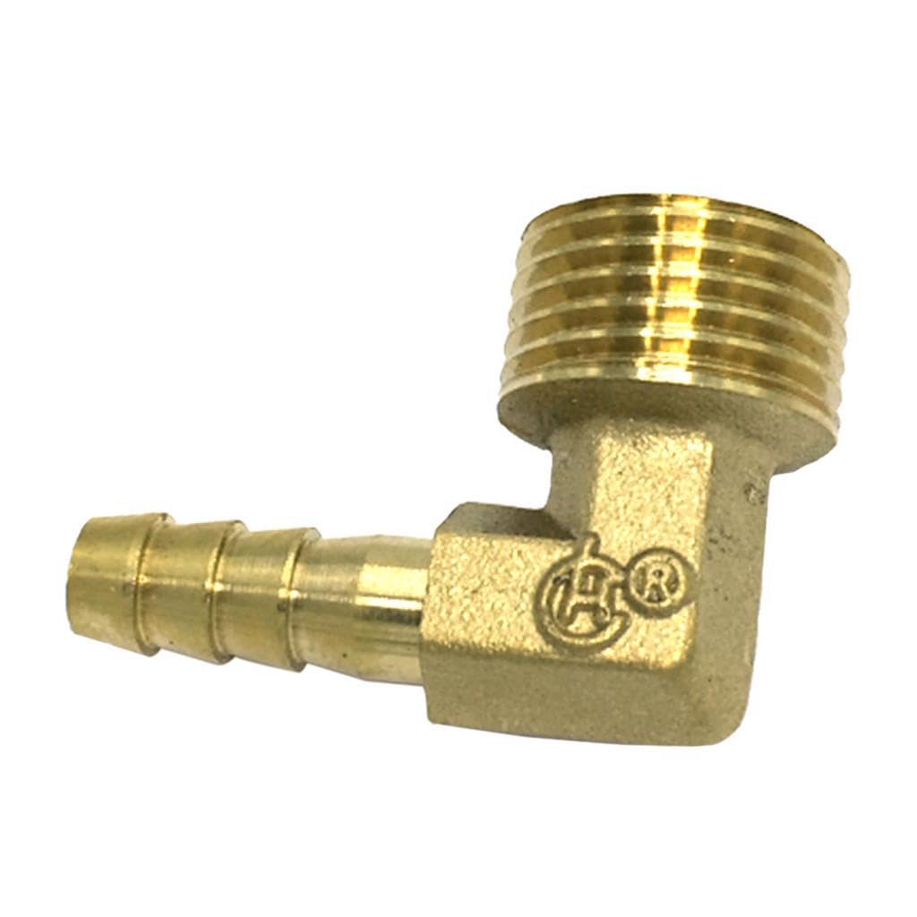 PIXZCSA Brass Quick Coupler Connect 90 Degree L Shaped Elbow Air Hose