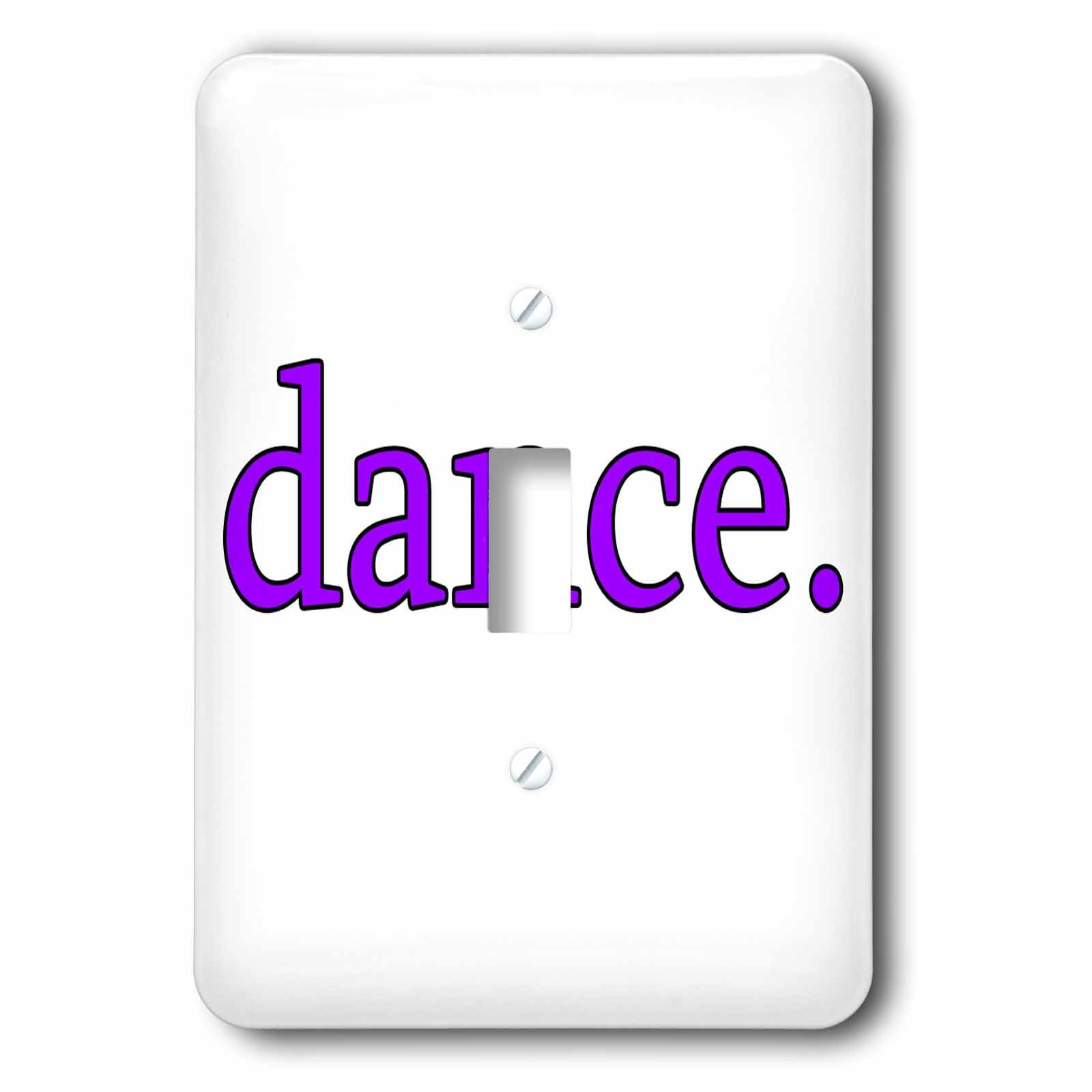 Dance Interrupteur bascule simple multicolore 3dRose lsp_194368_1 pour remplacer plaque usée