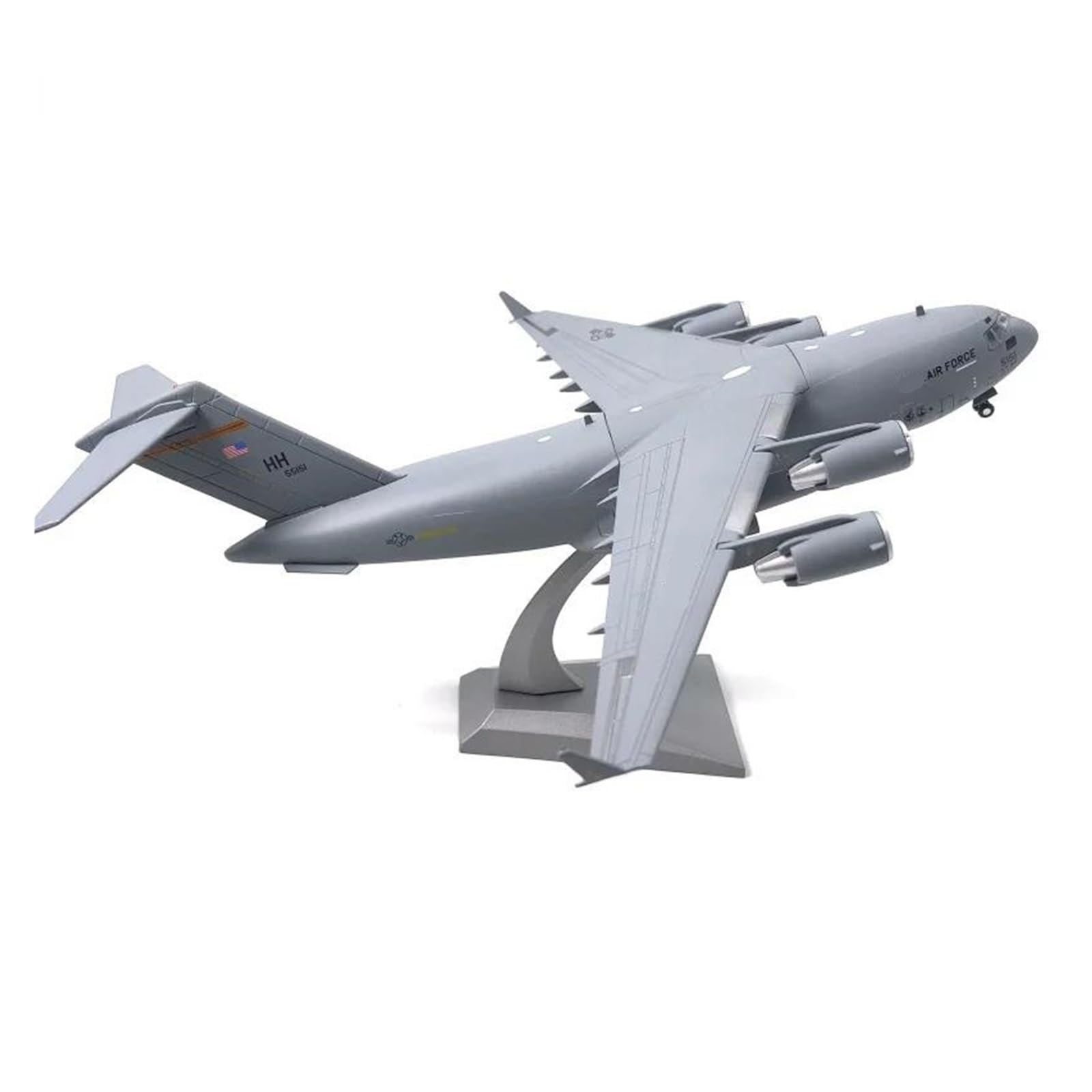 Odlewane zabawki samoloty Stop 1:200 dla C-17 Model samolotu transportowego Akcesoria do samolotów Model z wyświetlaczem Stan Samolot Diecast Model do zbierania i wyświetlania