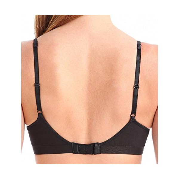 Hanes-Ultimate-Womens-Comfy-Support-ComfortFlex-Fit-Wirefree-Bra-DHHU11 Hanes Ultimate Wireless Bra with Soft Padding, Seamless Bra with Convertible Straps, Comfort Flex Wirefree