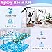LET'S RESIN UV Resin Kit Bundle with 80oz Crystal Clear Epoxy Resin, Bubbles Free Resin for Resin Art