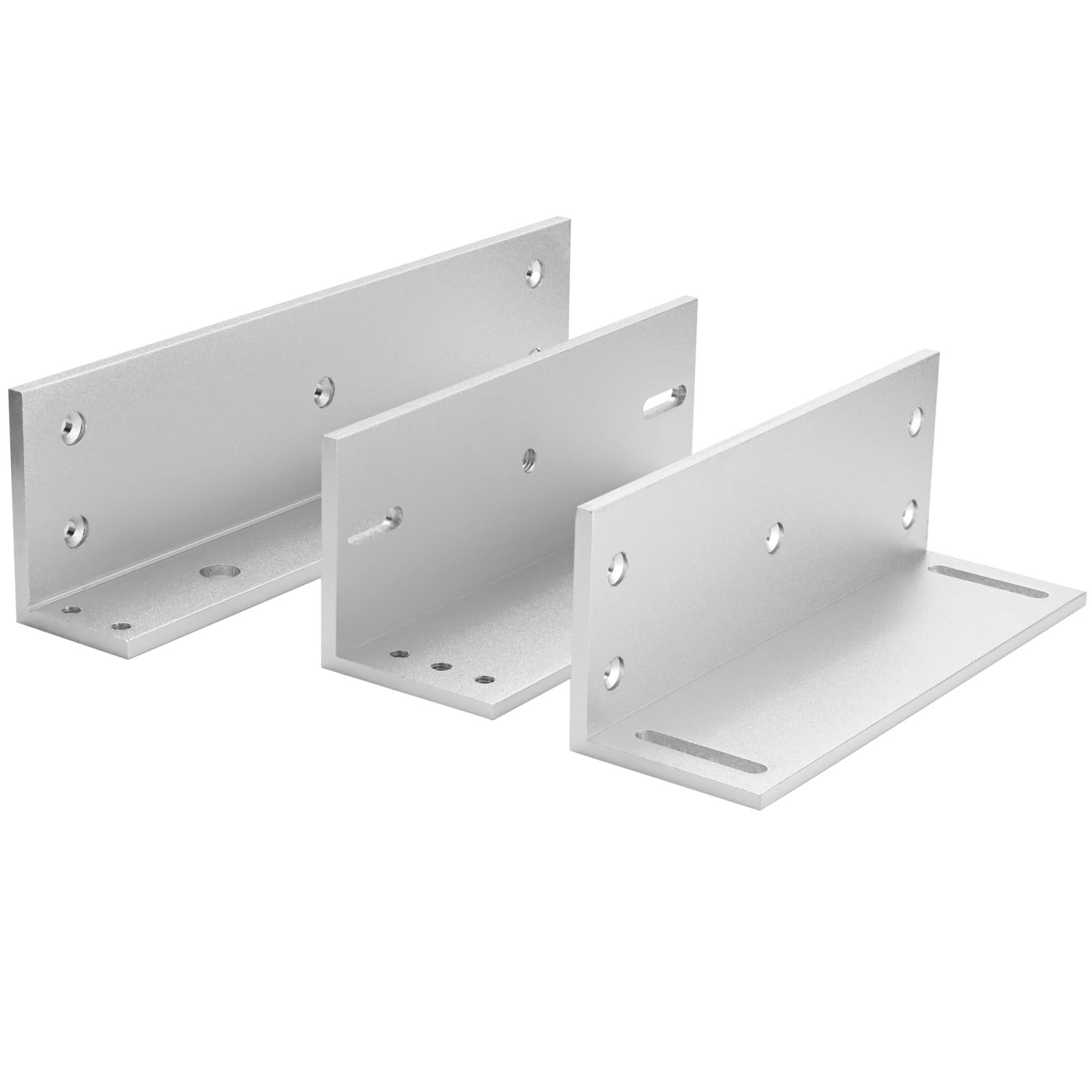 Support Z et L pour 500 kg Force de maintien de 1200 lb Serrure magnétique électrique Serrure de porte simple contrôle d'accès Serrures de porte magnétiques