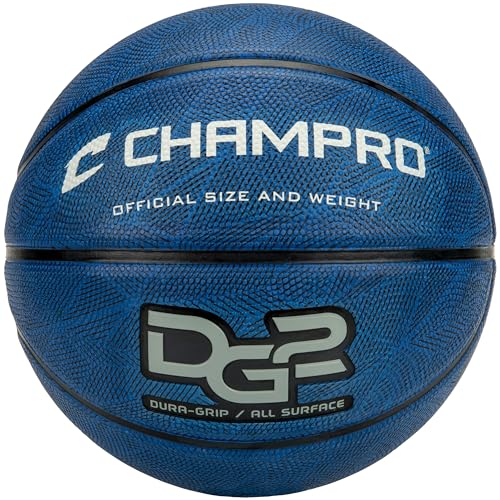 Ballon de basket Champro Dura-Grip 230 bleu roi taille 6 pour femme