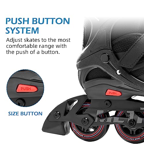 Image of METROLLER Women Inline Skates Men Skates for Adult Female Male Adjustable Inline Skates for Teens Boys
