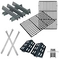 Genesis Grill Parts for Weber Genesis Replacement Parts for Weber Genesis 300 SER(w/ Front Control Knobs) Accessories for Weber Flavorizer Bars 7621,Grates 7524,Burner Tube 62752 &Heat Deflectors 7622