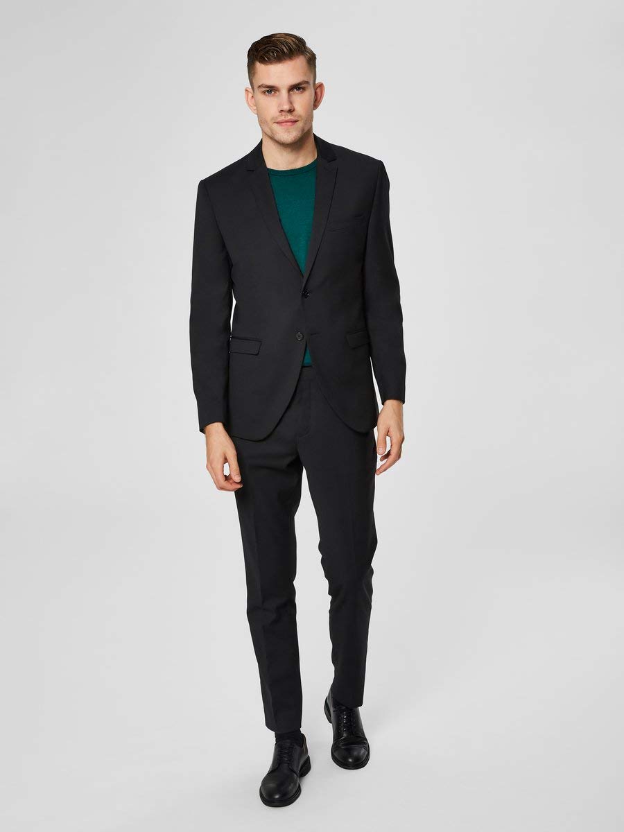 SELECTED HOMME Slhslim-mylobill Blue TRS B Noos Pantaloni Completo Uomo