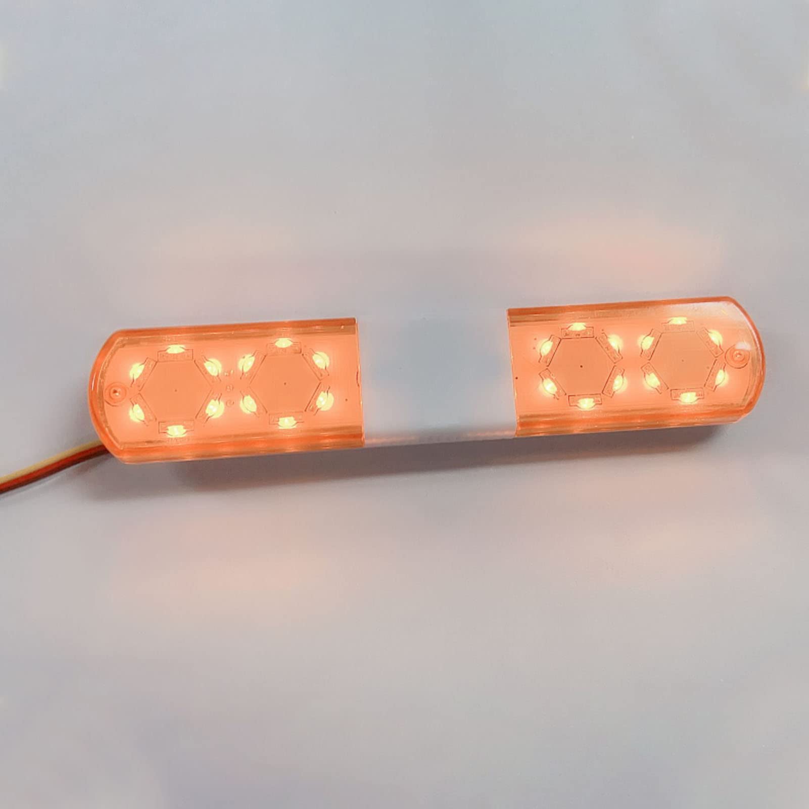 Luz de Policía LED RC, 4 Modos de Flash Rojo y Amarillo, Luces Alarmantes para Coches RC, para Modelos 1/8 y 1/10, for Aficionados en Competiciones y Juegos al Aire