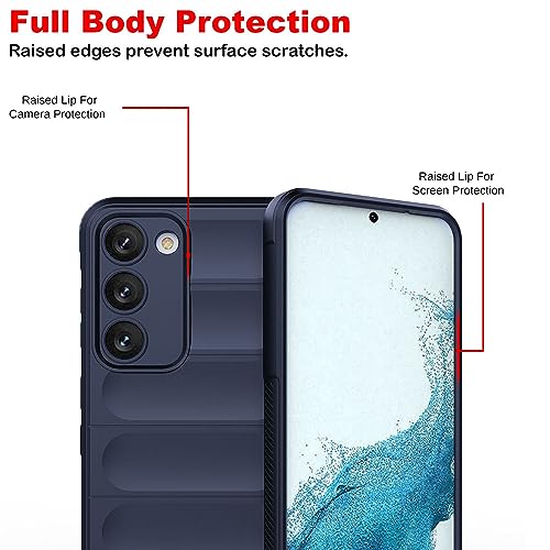 Image of Amazon Brand- Solimo Basic Case for Samsung Galaxy S23 5G (Silicone Dark Blue)