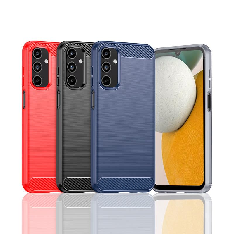 Image of Basic Case for Samsung Galaxy M14 4G / A05S (Carbon Fibre Blue)