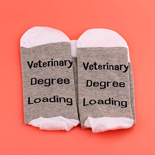 LEVLO Funny Veterinary Students Gift for her Veterinary Degree Loading Socks for College Senior Graduate Gifts3