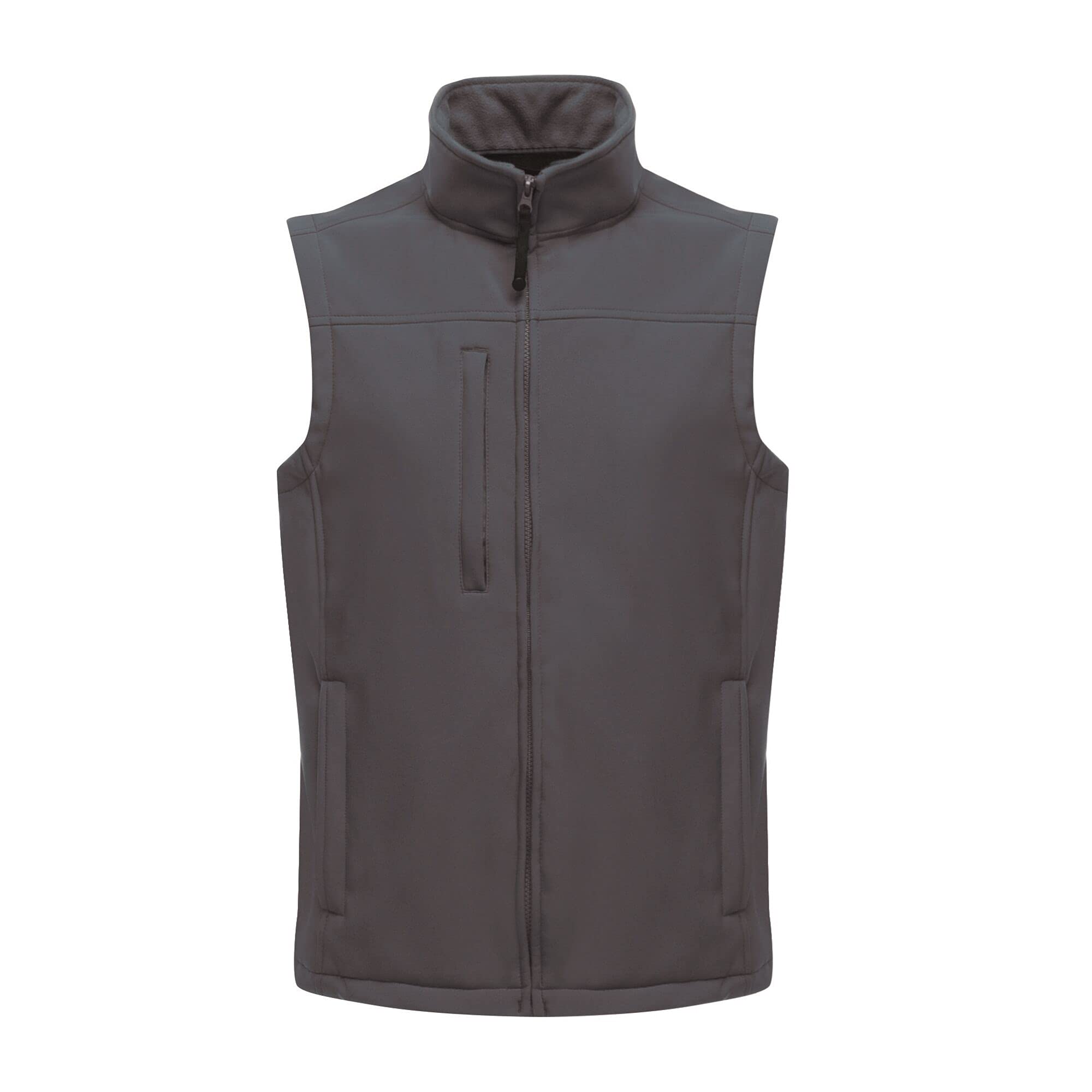 Regatta Professional Men's Flux Water Repellent Softshell Bodywarmer Gilet Jacket, Seal Grey, size Large