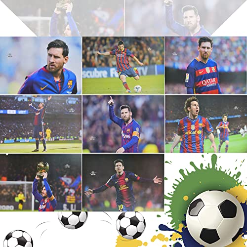 Forhome Poster Messi, Lionel Messi Affiche de sport en toile - Décoration murale - Pour salon, chambre à coucher - Sans cadre - 42 x 29 cm