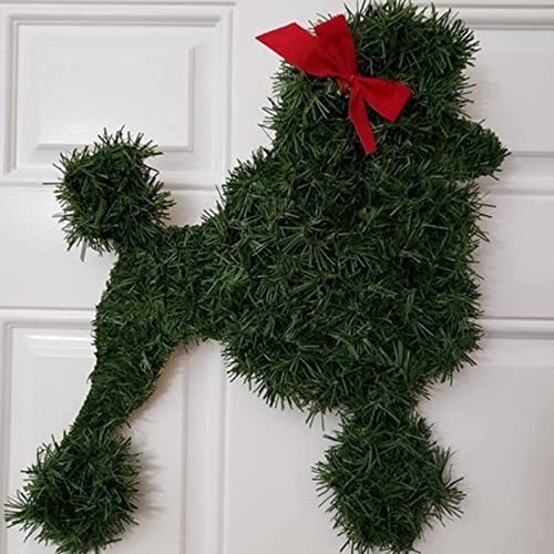 2022 Christmas Wreath Decorations Front Door,Handmade Doberman Pinscher Wreath Dog Puppy Xmas Decor Garlands Indoor / Outdoor Head For Decorations For Bedroom,Decorations For Living Room #TOP2