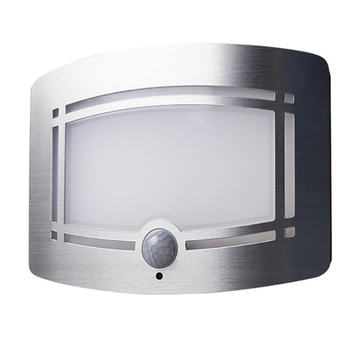 Ciieeo Lámpara de Pared Sensor Corporal, Aluminio Plata, 2 Unidades