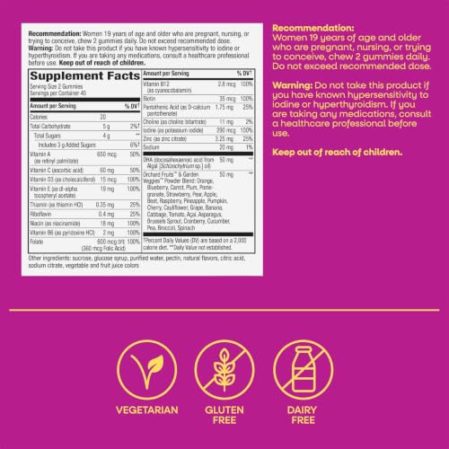 Nature's Way Alive! Daily Support Prenatal Gummy Multivitamin, 90 ct - image 7