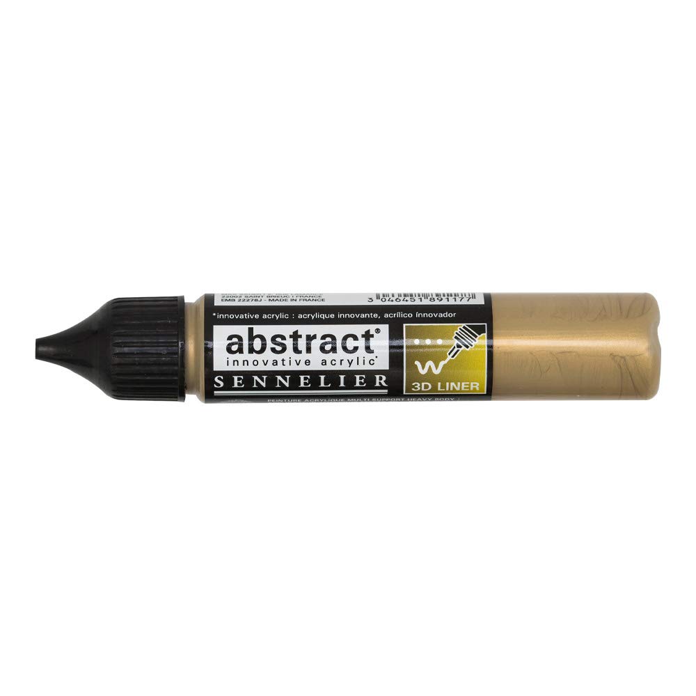 Sennelier Abstract Acrylic 3D Liner 27ml (Iridescent Gold)