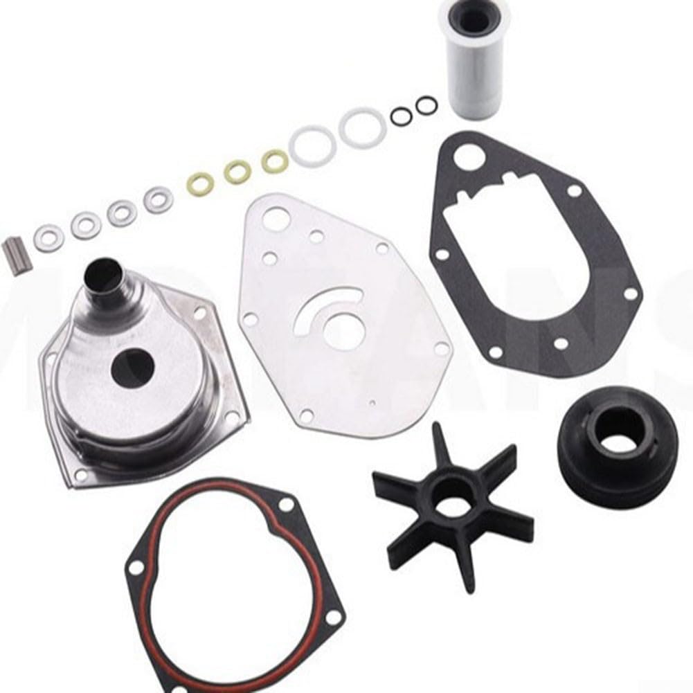 Kit di riparazione pompa dell'acqua compatibile con Mercury per fuoribordo Mariner 40-60 CV, ricambio per 46-812966A12 812966A11 812966A4, robusto kit di girante in metallo per resistenza all'acqua