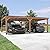 Backyard Discovery Arcadia 24' x 12' Cedar Wood Outdoor Gazebo Pavilion with Hardtop Galvanized Steel Slope Roof, Snow Support, Wind Resistance, PowerPort, Shade for Garden, Patio, Deck, Entertaining