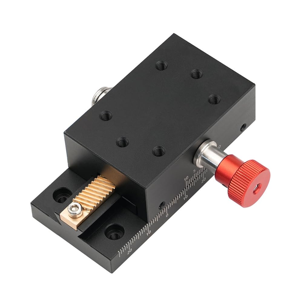ximie X Dovetail Groove Fine Tuning Platform Guided Manual Shift Platform Gear Drive Knob Adjustment Slide