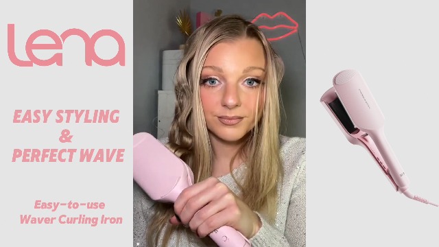 Amazon.com: Waver Curling Iron Lena S12 Beach Waver Curling Wand